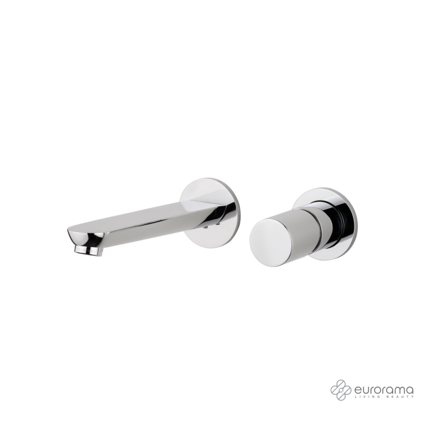 Μπαταρία Νιπτήρα Τοίχου Res-Pro Eurorama Chrome 175904-100