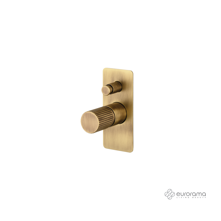 Μίκτης Εντοιχισμού 2 Εξόδων OSO Eurorama Bronze Brushed 178030SL-221