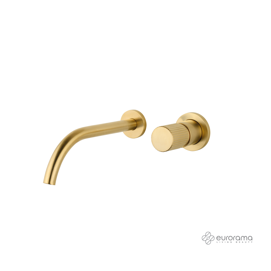 Μπαταρία Νιπτήρα Τοίχου OSO Eurorama Brushed Gold 178954-201