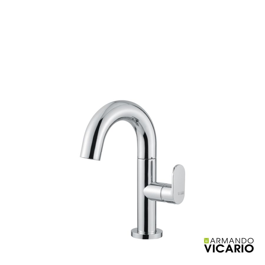 Μπαταρία Νιπτήρα με Βαλβίδα Clic-Clac Slim Vicario Chrome 500010-100