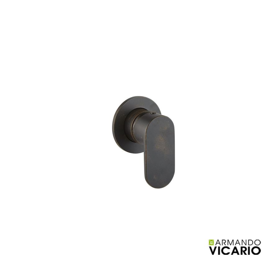 Μίκτης Εντοιχισμού 1 Εξόδου Slim Vicario Rusty Black 500050-424