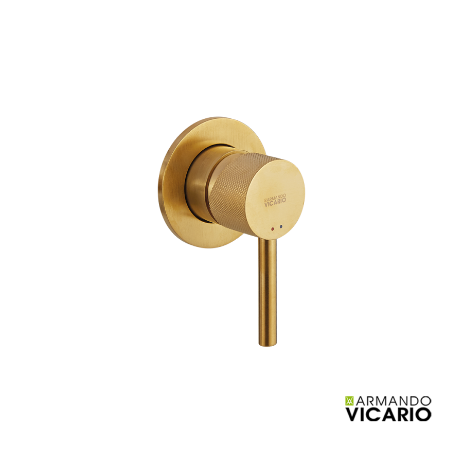 Μίκτης Εντοιχισμού 1 Εξόδου industrial Vicario Brushed Gold 512050-201