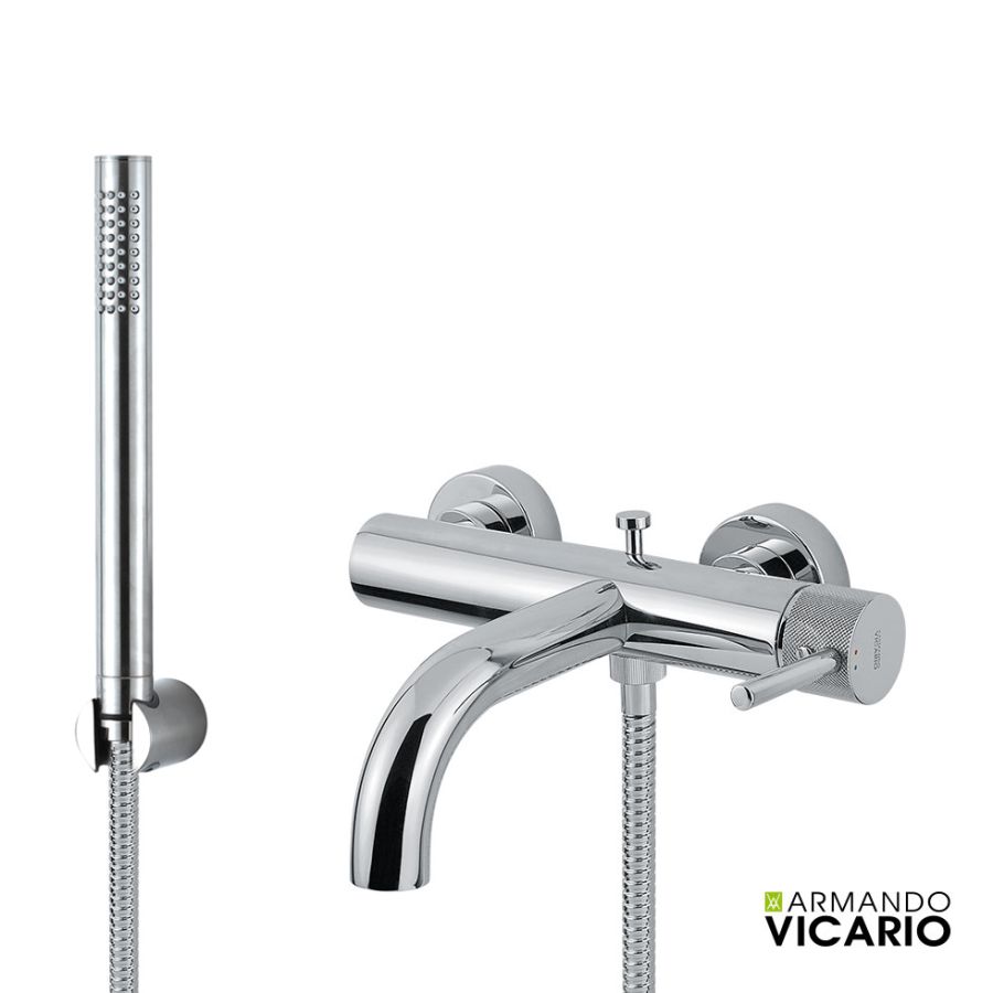 Μπαταρία Λουτρού industrial Vicario Chrome 512100-100