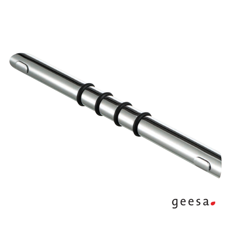 Λαβή Λουτρού Γωνιακή/Υποπόδιο 34 εκ. Geesa Chrome 5551