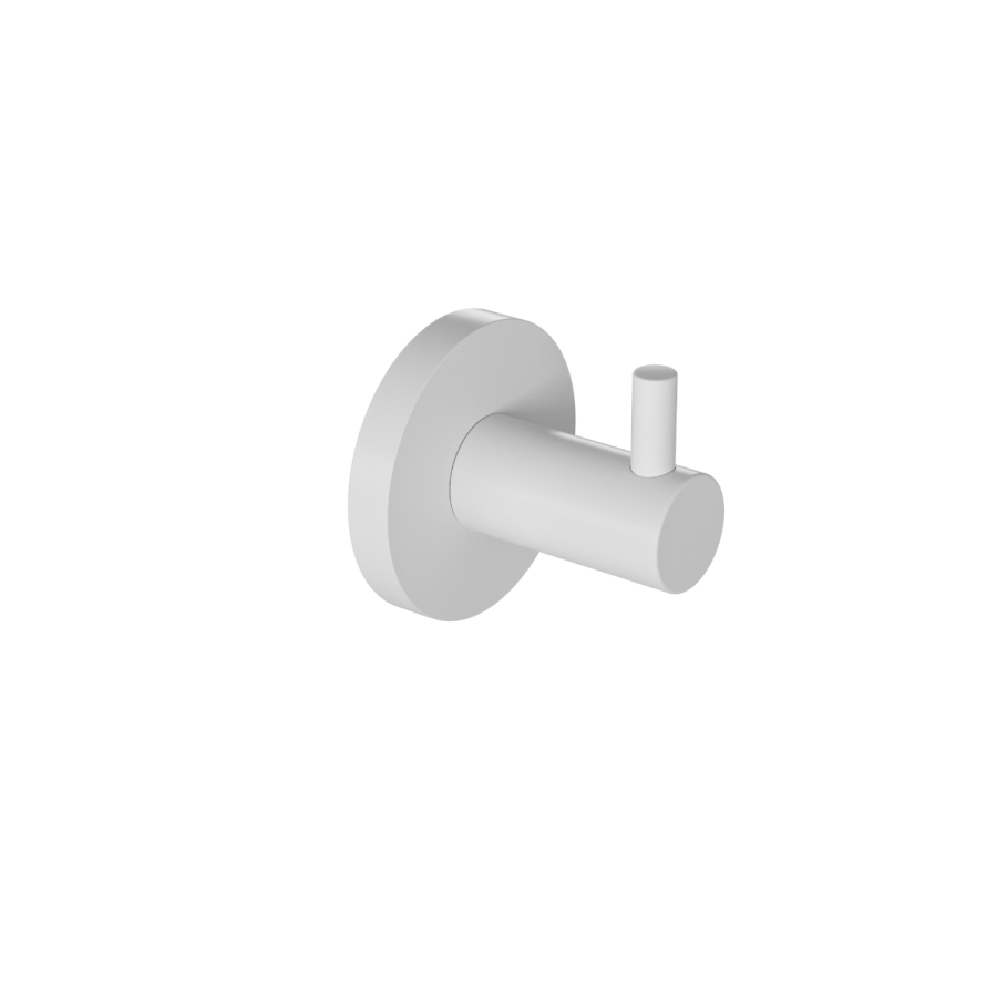 Άγκιστρο Μονό Λευκό Ματ Verdi Sigma White Matt 3030201