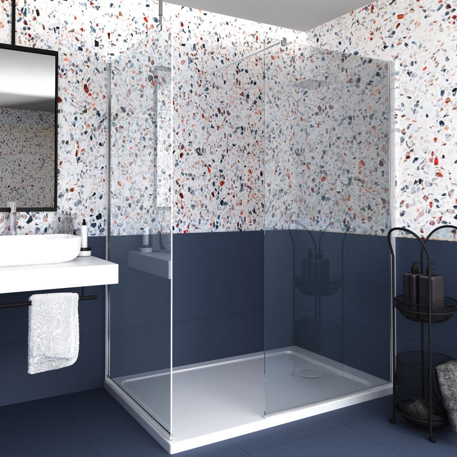 Orabella Serena H200 70 cm - Καμπίνα ελεύθερης τοποθέτησης με βραχίονα στήριξης τοίχου 30500