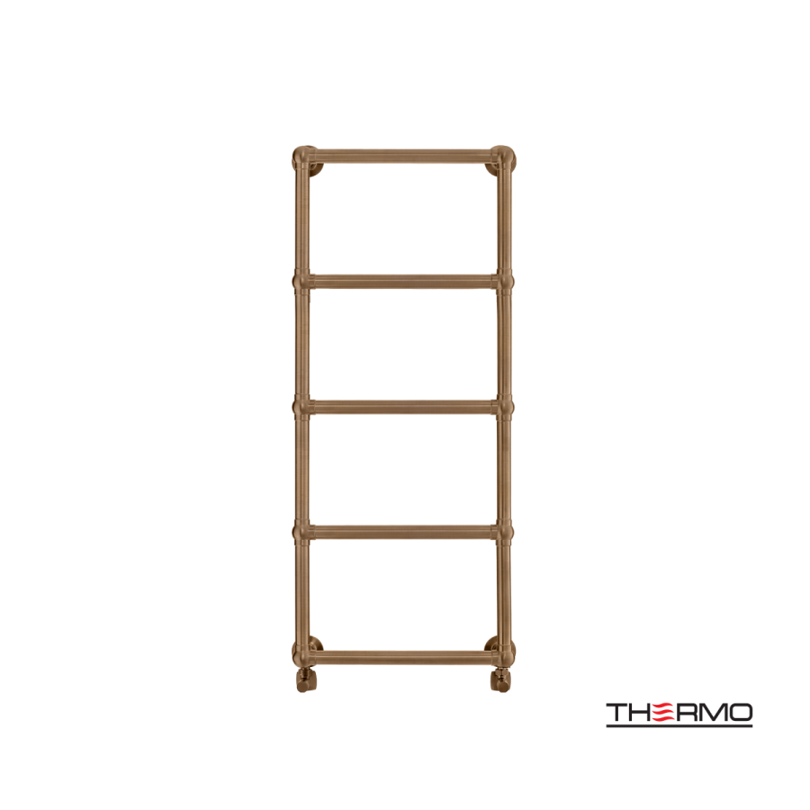 Θερμαινόμενη Πετσετοκρεμάστρα μπάνιου Inox ADELPHI 115x49 Antique Brass ADE11549-221