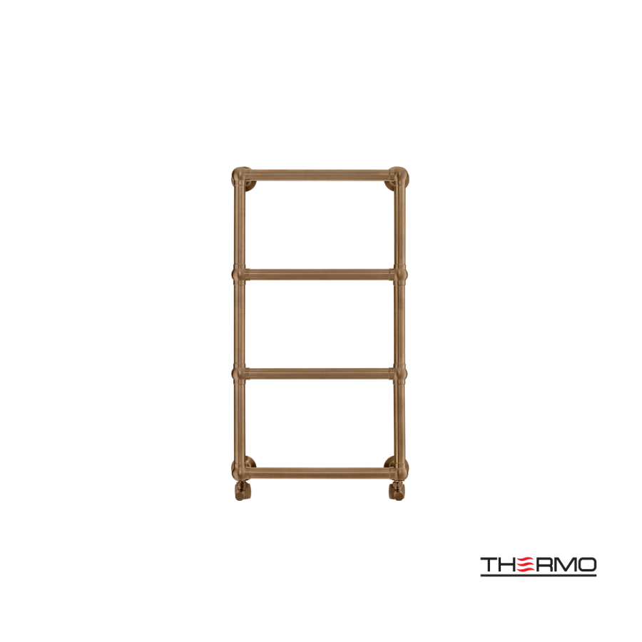 Θερμαινόμενη Πετσετοκρεμάστρα μπάνιου Inox ADELPHI 88x49 Antique Brass ADE8849-221