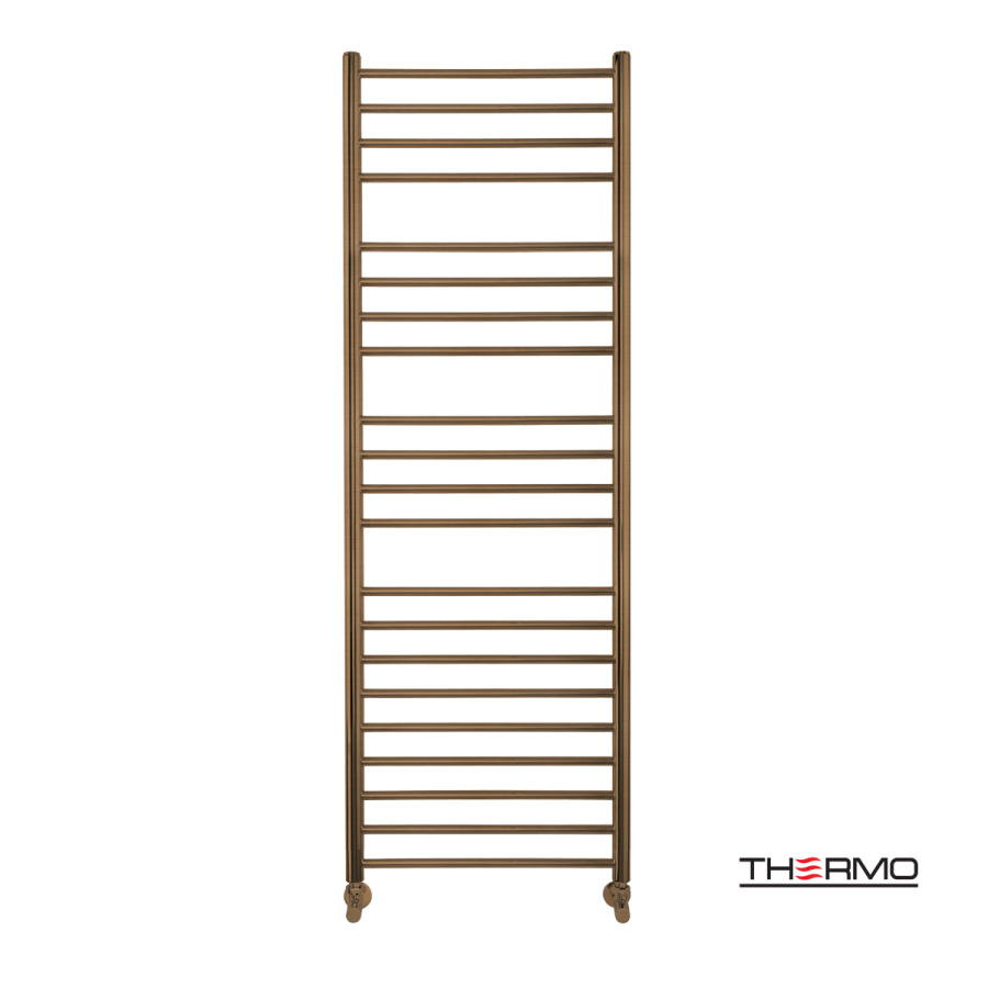 Θερμαινόμενη Πετσετοκρεμάστρα μπάνιου Inox BELLAVIA 150x50 Antique Brass BEL15050-221