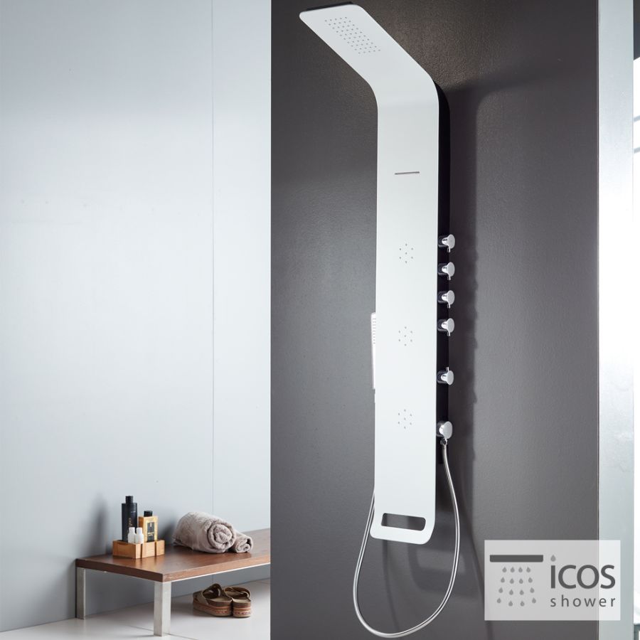 Στήλη Ντουζιέρας ASTREA, ICOS White Matt ASTREA-300