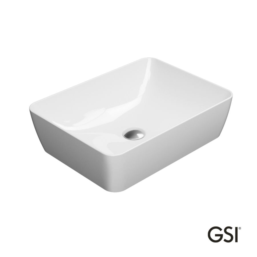 Νιπτήρας Πορσελάνης Sand 60x38 GSI White 9036-300