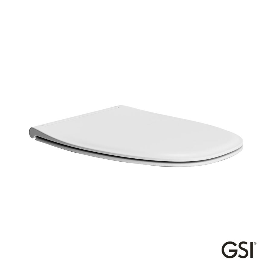 Κάλυμμα Λεκάνης Modo, Super Slim Soft Close GSI White Matt MS84SC-301