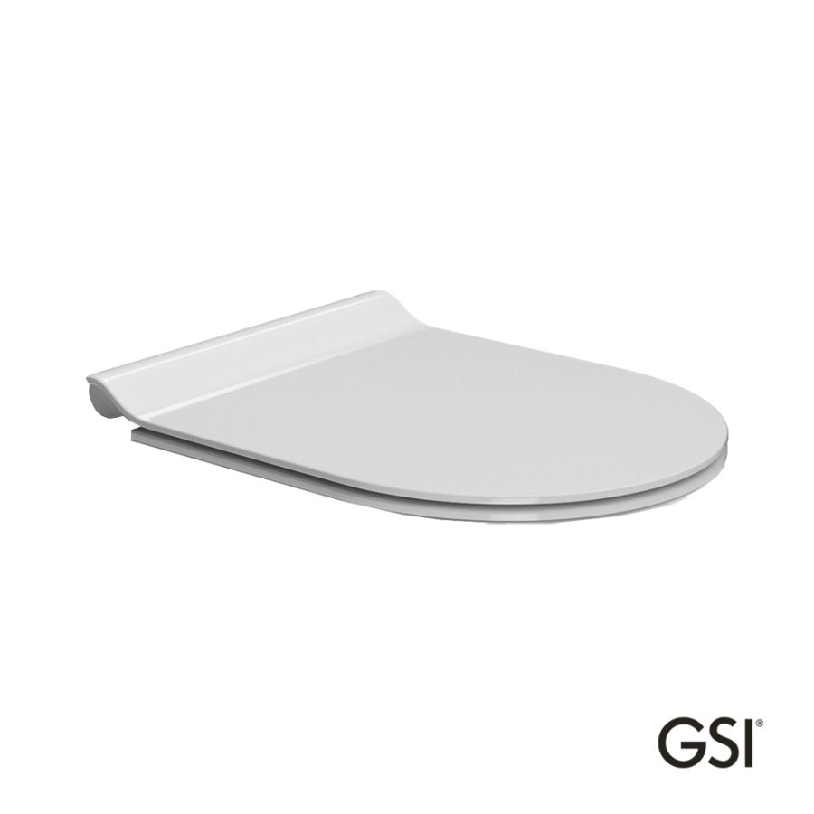 Κάλυμμα Λεκάνης Norm, Pura, Kube, Super Slim Soft Close GSI White MS86SC-300
