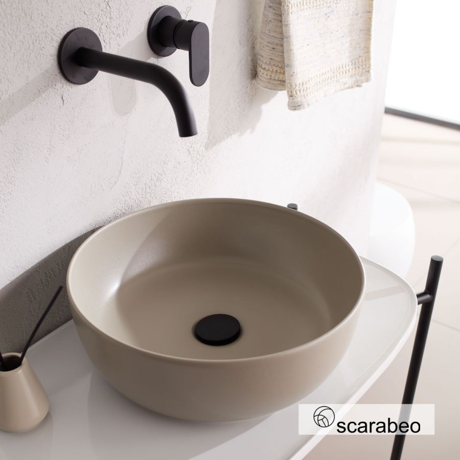 Νιπτήρας Πορσελάνης Glam Φ39 Scarabeo Sand 1807-510