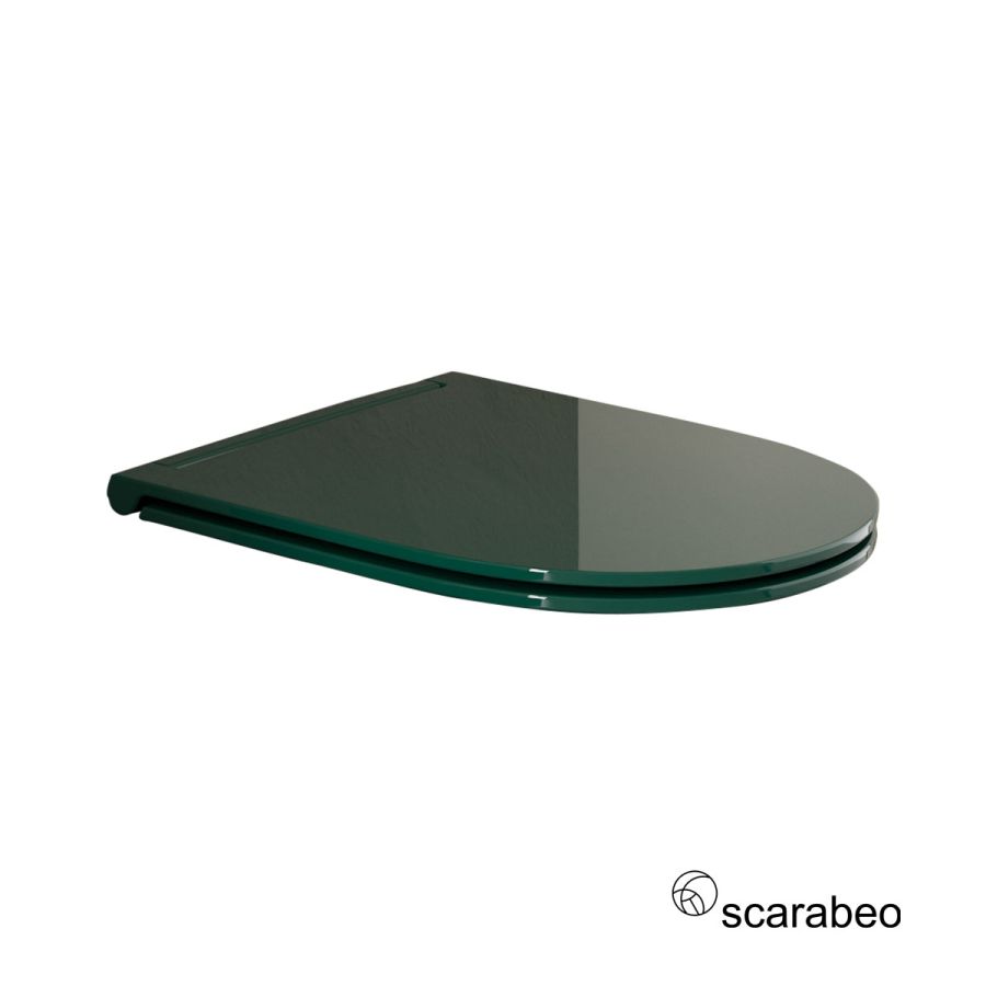 Κάλυμμα Λεκάνης GLAM 5201 Slim Soft Close Scarabeo Musk Glossy 5535BS-900G