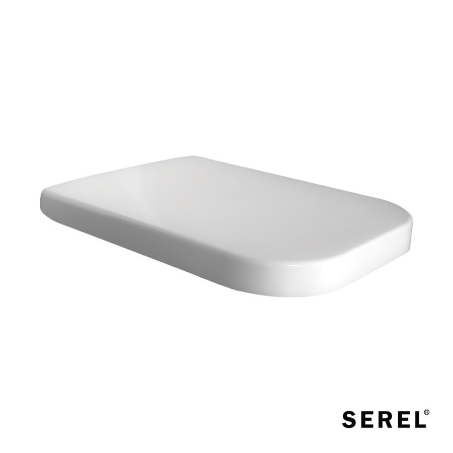 Κάλυμμα Λεκάνης STAR, DIAGONAL, RITA Soft Close Serel White ZT00C-300