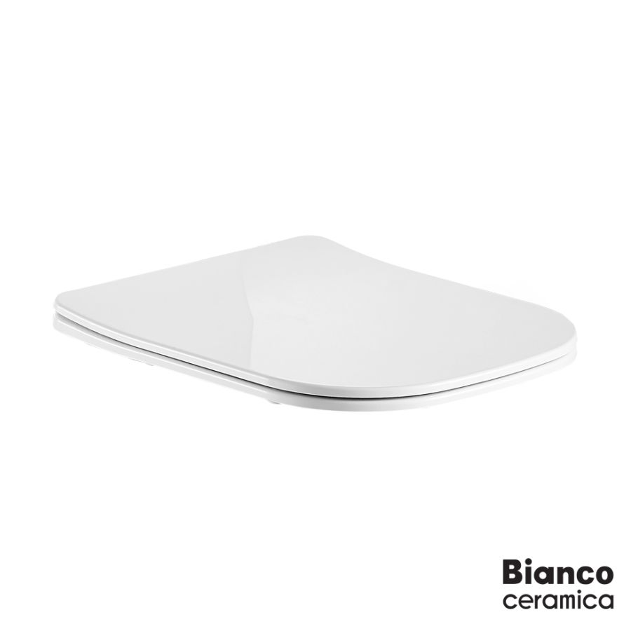 Κάλυμμα Λεκάνης NR121 Slim Soft Close, Bianco Ceramica White 9601SC-300