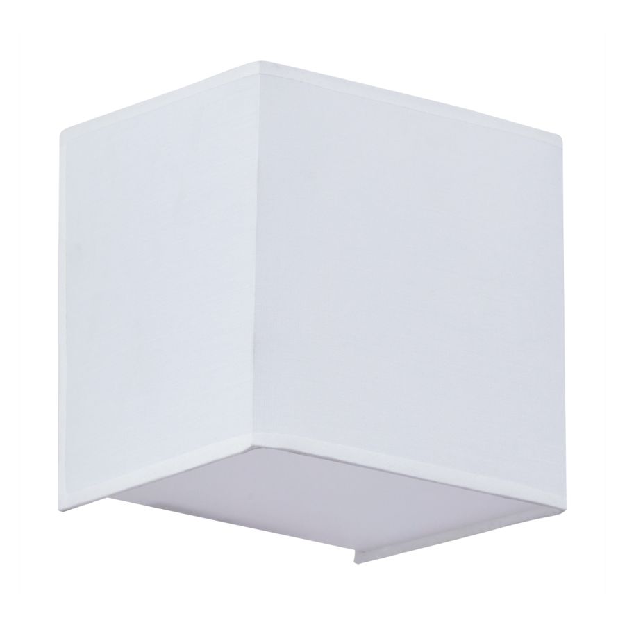 SE21-WH2-15 SERAPH WHITE SHADE WALL LAMP Γ1 HOMELIGHTING 77-8283