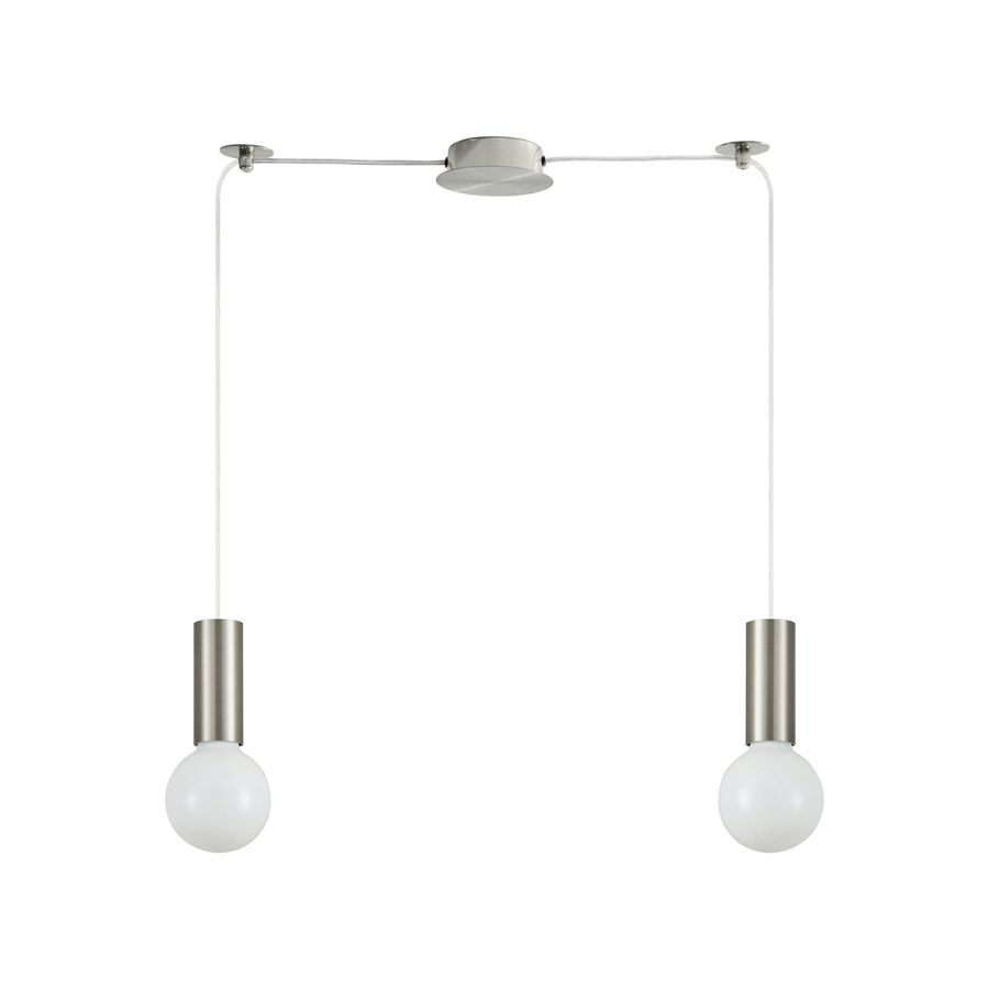 SE21-NM-4-NM2 ADEPT TUBE Nickel Matt Pendant+ HOMELIGHTING 77-8388