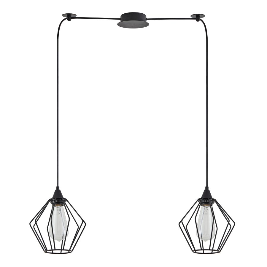 SE21-BL-B10-BL2-GR1 ADEPT PENDANT Black Metal Grid Pendant+ HOMELIGHTING 77-8749