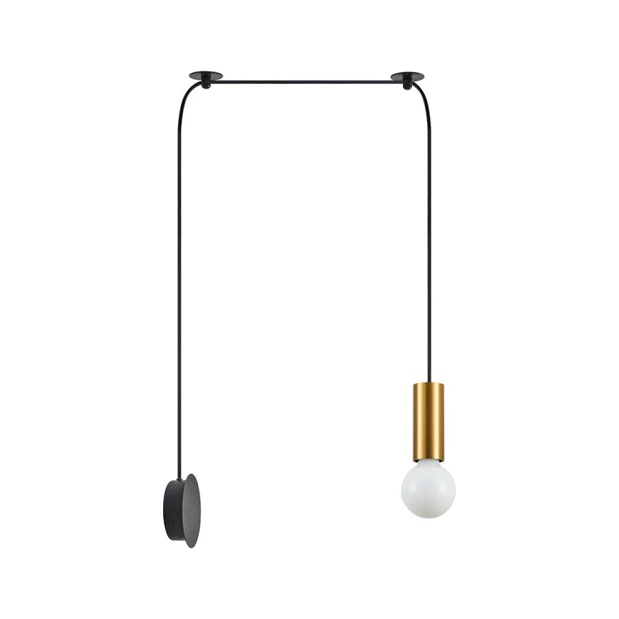 SE21-GM-4-NM1W ADEPT TUBE Gold Matt Wall Lamp+ HOMELIGHTING 77-8823