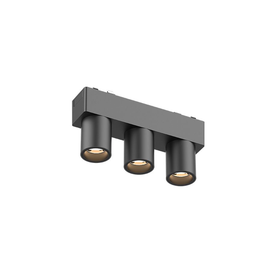 Γραμμικό Φωτιστικό Μαγνητικής Ράγας 48V Ultra Thin Led 6w 3000K 500lm Μαύρο Sun Light ARION-3L-W