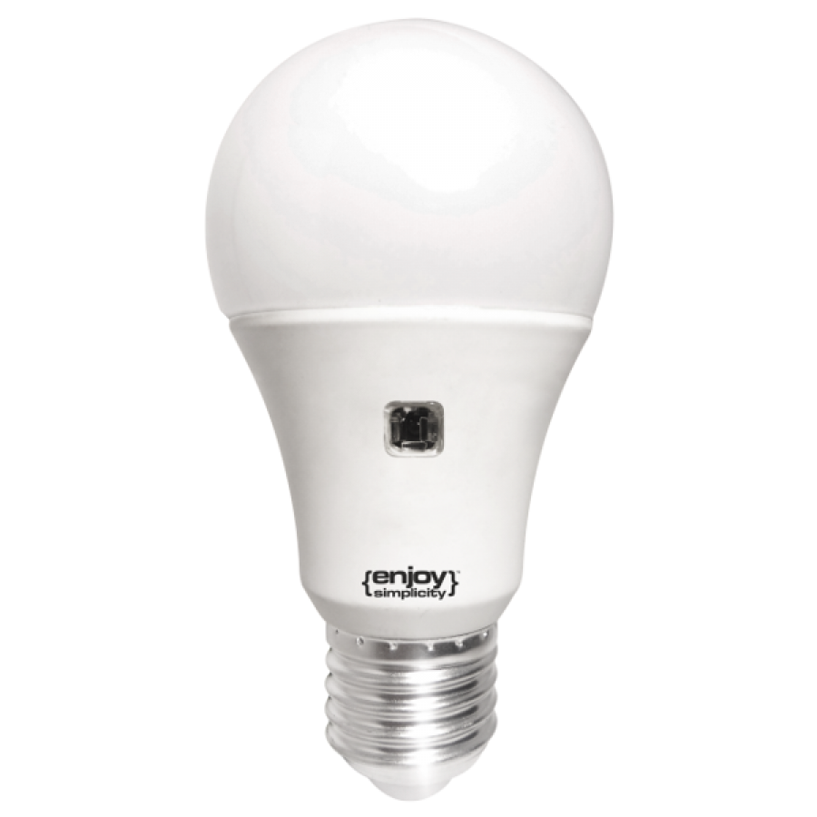 Λαμπτήρας Smart Led A60 Sensor Day-Night 9W(>60W) Ε27 6500K 806lm Enjoy EL786840