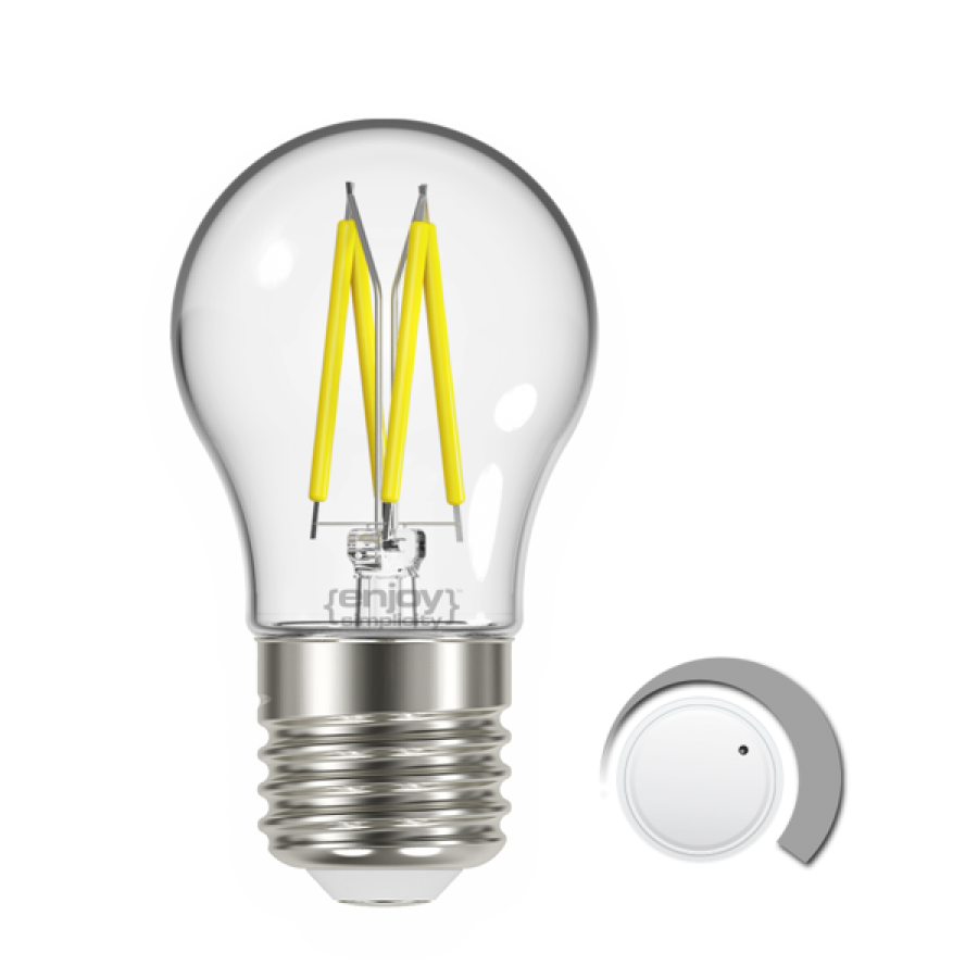 Λάμπα Led Filament Clear Dimmable E27 P45 4W 2700K 470lm Enjoy EL822916