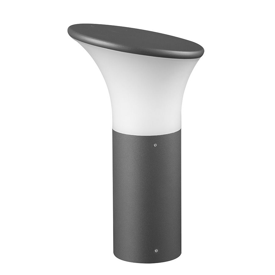 Κολωνάκι Εξ.Χώρου IP44 H30cm 1xE27 Χυτό Αλουμίνιο Γραφίτης Sun Light GL11405