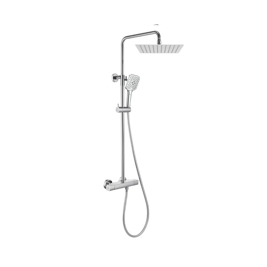 Orabella Marea - Θερμοστατική στήλη ντουζ με τετάγωνη κεφαλή 10319