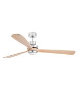 Ανεμιστήρας Οροφής Ø168,5 εκ. G-Led Extra Large Τηλεχειριστήριο, Φως, 3 Πτερύγια Φυσικό Ξύλο Faro Lantau 33505