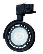 Σποτ Ράγας 4 Αγωγών /3 Κυκλωμάτων 1xR111 GU10 127xH180 mm Μαύρο Viokef Flis 4224600