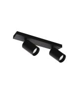 Σποτ Δίφωτο 2xGU10 350x60xH127mm Μαύρο Viokef Stage 4259701
