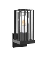 Επιτοίχιο Φωτιστικό Εξ.Χώρου IP54 H28,2x10,5x13,5cm 1xE27 Χυτό Αλουμίνιο Γραφίτης Sun Light CELDA-1W