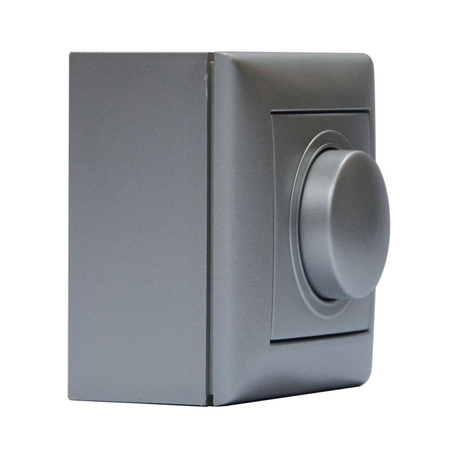 Dimmer A/R Aller Retour Εξωτερικό Ασημί 1000watt Ωμικό 125w Led Cubic 00016