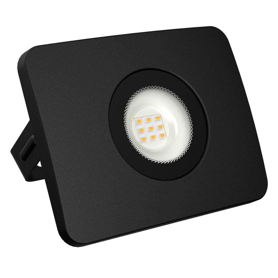 Προβολέας Ανθυγρός IP65 10w Led, 800 lm,4000K, Χρώμα Σώματος Μαύρο Sigma 00316