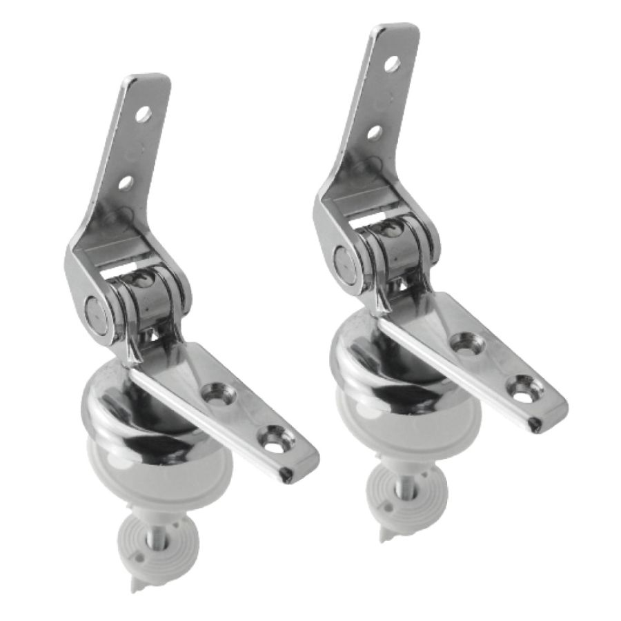 Σετ Μεταλλικό "Μανταλάκι"Καλύμματος Λεκάνης Elvit 0228