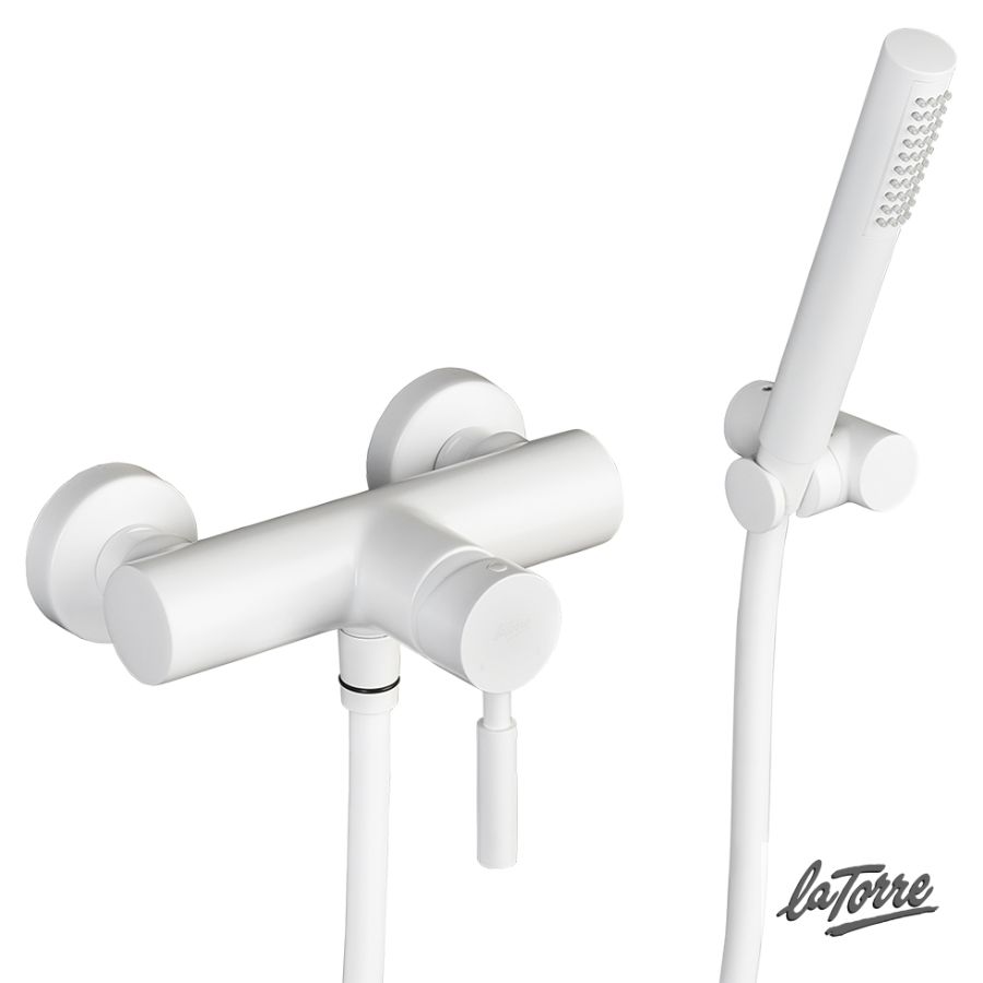 Μπαταρία Ντουζιέρας, Τech La Torre White Matt 12060-300