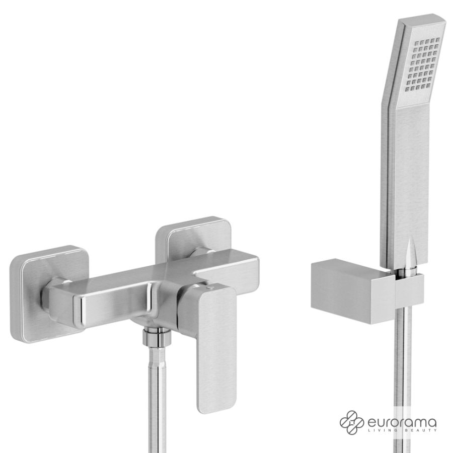 Μπαταρία Ντουζιέρας Quadra Eurorama Inox 144150-110