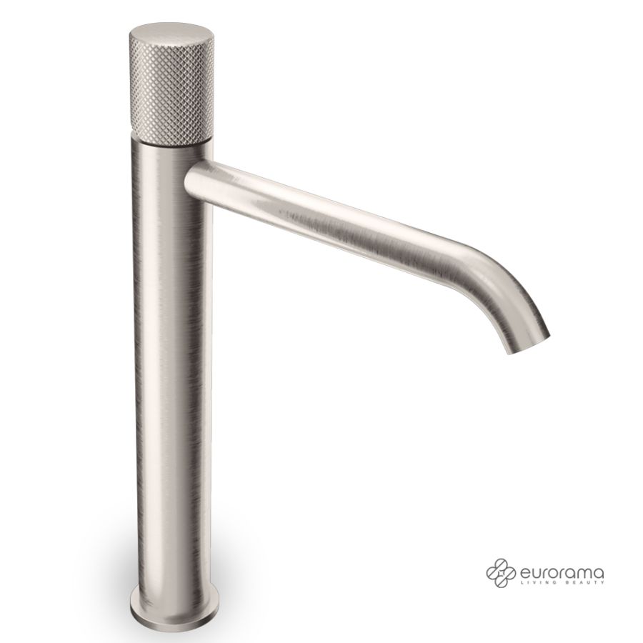 Μπαταρία Νιπτήρα Υψηλή με Βαλβίδα Clic-Clac Eletta Tecno Eurorama Inox 167309P-110