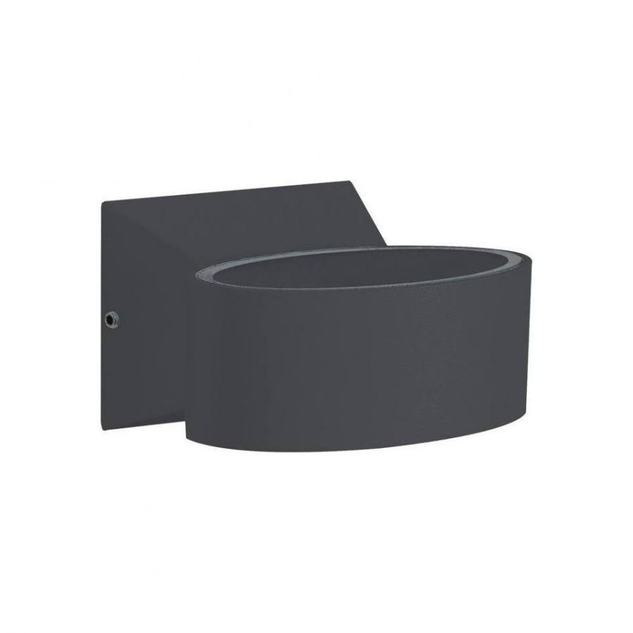 Φωτιστικό Χωνευτό Εξ.Χώρου IP65 11x10xH4,5cm Led SMD 6w Χυτό Αλουμίνιο Γραφίτης Sun Light 25792