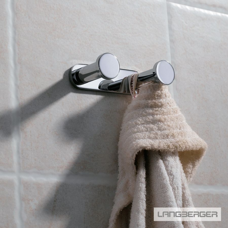 Κρεμάστρα 2 Αγκίστρων Langberger Chrome 21280-32A