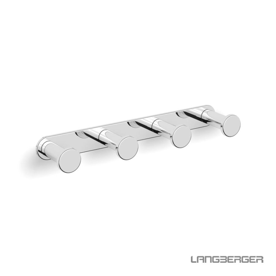 Κρεμάστρα 4 Αγκίστρων Langberger Chrome 21280-34A