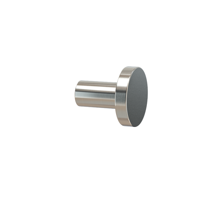 Άγκιστρο Μονό Επίτοιχο Νίκελ Ματ Verdi Lamda Nickel Matt 3010278