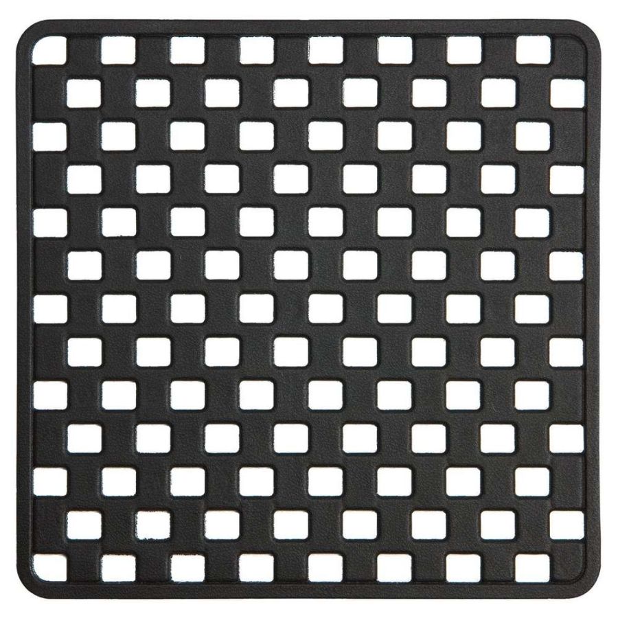 Doby 50x50 black αντιολισθητικό ταπέτο ντουζιέρας Sealskin 312003419