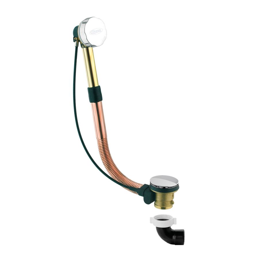 Αυτόματη βαλβίδα μπανιέρας Chrome 048-100