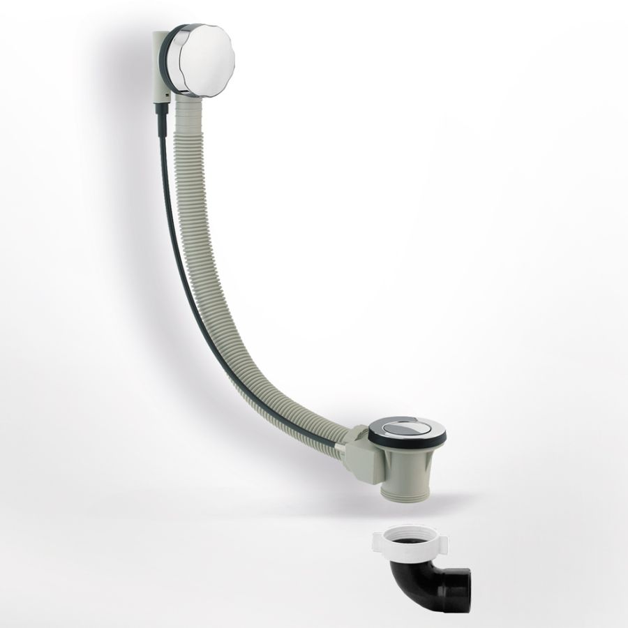 Αυτόματη βαλβίδα μπανιέρας Chrome 104-100