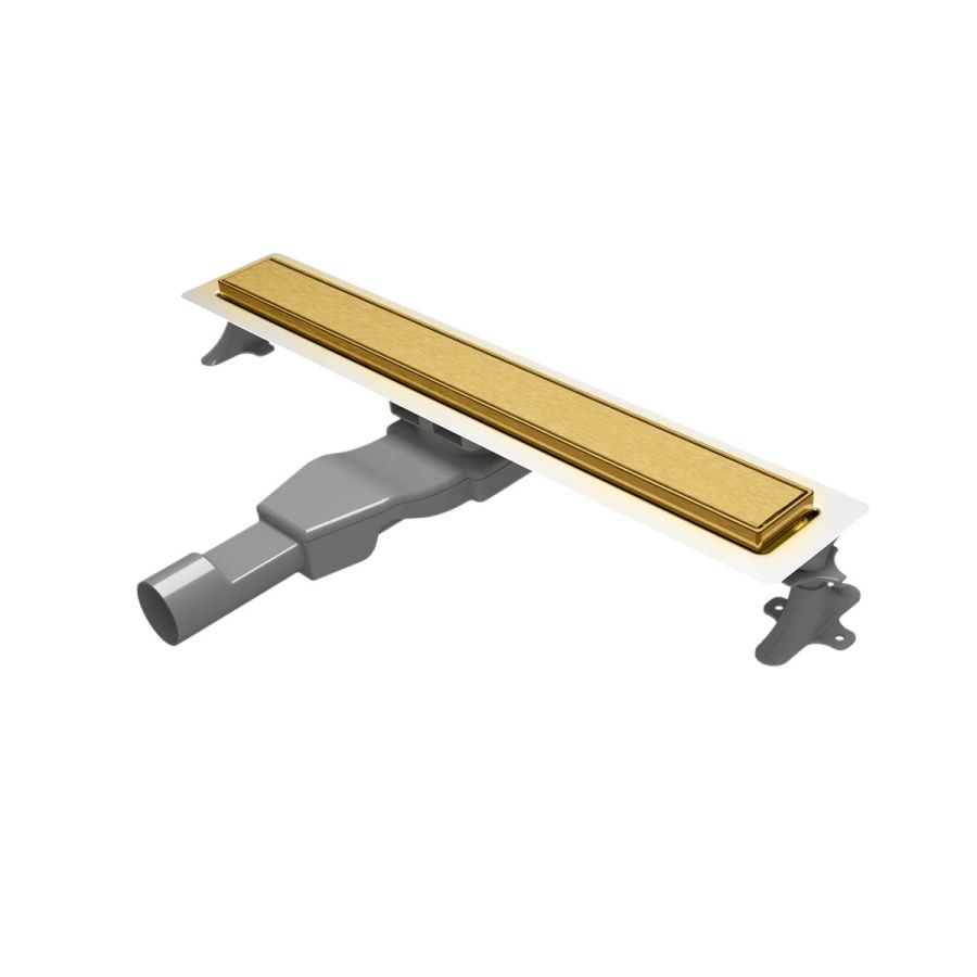 Επιδαπέδιο Κανάλι Ντουζιέρας 60cm, CORA Inox PVD Brushed Gold 82060-211