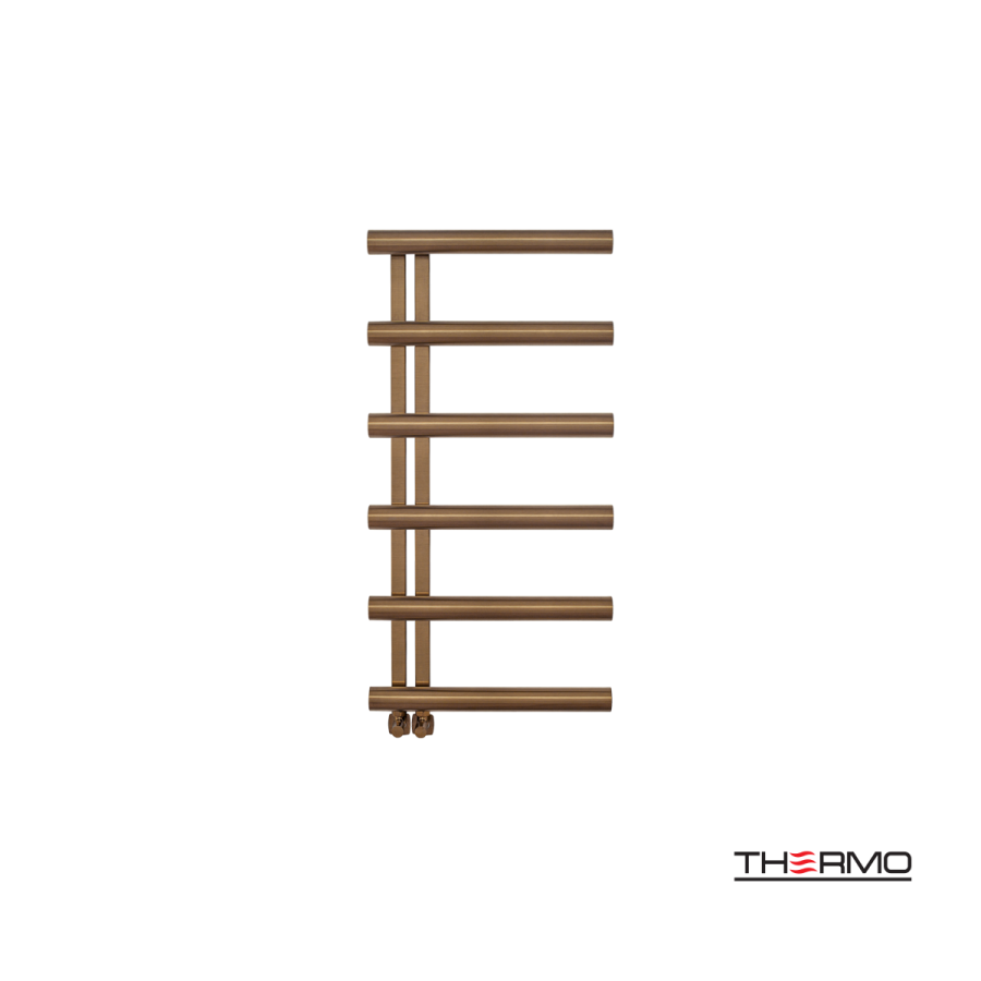 Θερμαινόμενη Πετσετοκρεμάστρα μπάνιου Inox ACCENT 100x50 Antique Brass ACC10050-221