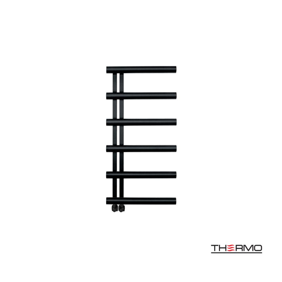 Θερμαινόμενη Πετσετοκρεμάστρα μπάνιου Inox ACCENT 100x50 Silk Black ACC10050-401